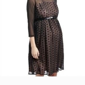 Motherhood Black Maternity Dress